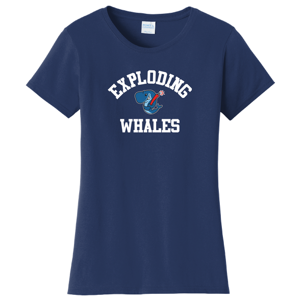 Eugene Emeralds Exploding Whales Women's College Arch T-Shirt