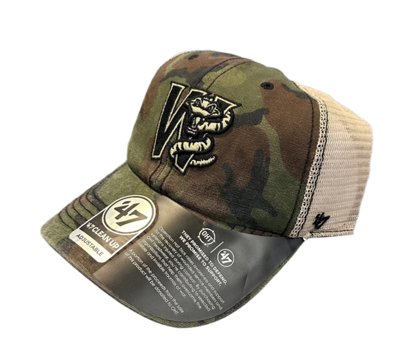 Timber Rattlers ‘47 Brand Camo OHT Adjustable Hat