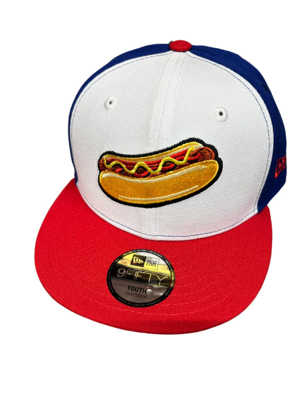 New Era 9Fifty Youth Reading Hot Dog Snapback