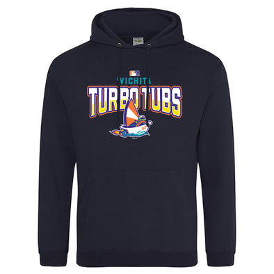 Wichita Wind Surge Adult Navy Turbo Tubs Facelift Hoodie