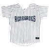 ADULT Jones #93 Pinstripes Replica FB Home Jersey