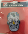 San Antonio Missions Flying Chanclas De San Antonio Sugar Skull Lapel Pin