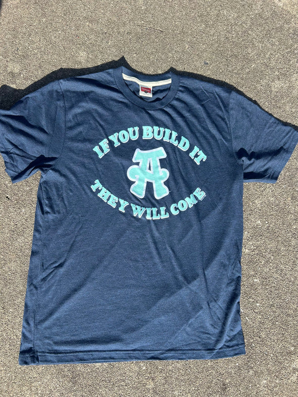 The Asheville Tourists Homage If You Build It T-shirt