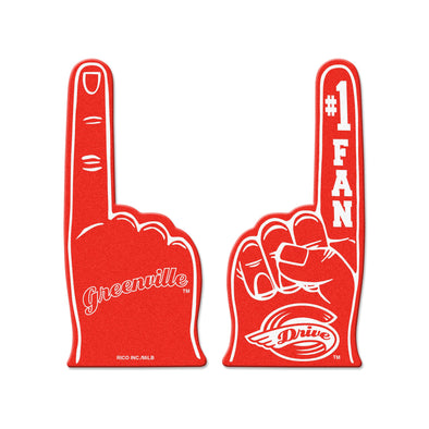Greenville Drive Rico Red #1 Fan Foam Finger