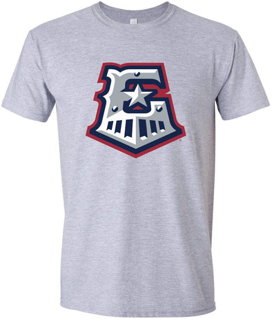 Round Rock Express Gray ETrain Logo Tee