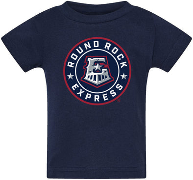 Round Rock Express Navy Infant Primary Logo Tee