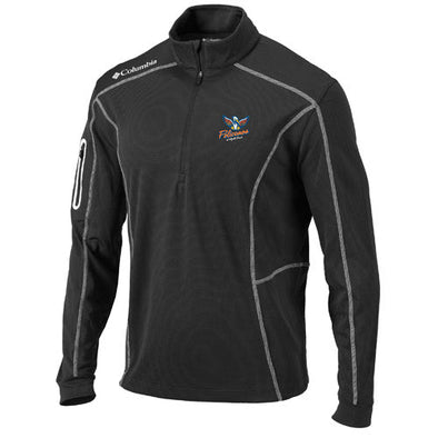 MYRTLE BEACH PELICANS COLUMBIA SPORTSWEAR FORGED IRON COPA SHOTGUN QUARTER ZIP