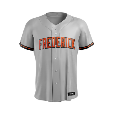 Frederick Keys ADULT Road Jersey GRAY