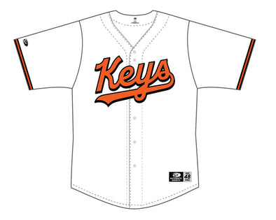 Frederick Keys ADULT Home Jersey WHITE