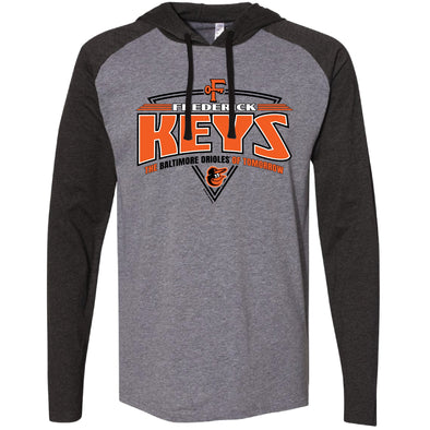 Frederick Keys ADULT L/S Raglan Beaumont HEATHER