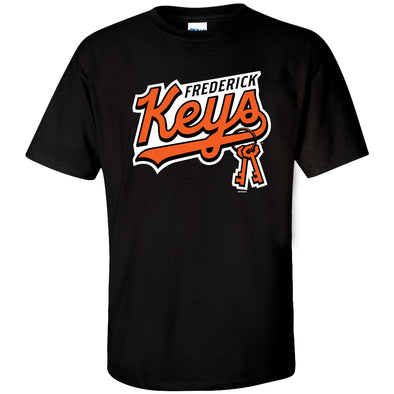 Frederick Keys ADULT Primary Logo BLACK