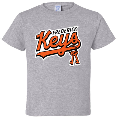 Frederick Keys TODDLER Primary Logo HEATHER