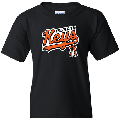 Frederick Keys YOUTH Primary Logo BLACK
