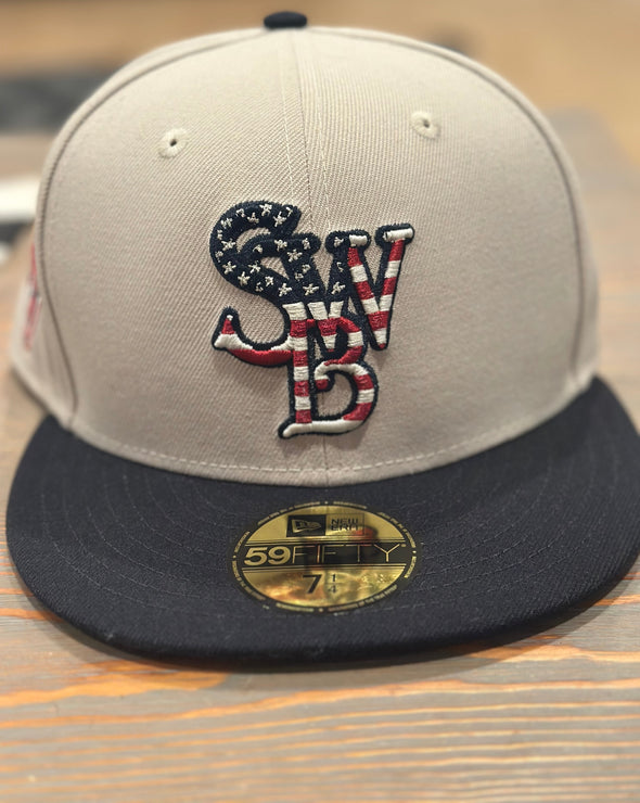 Scranton Wilke's-Barre RailRiders 59Fifty 2024 Fourth of July Cap