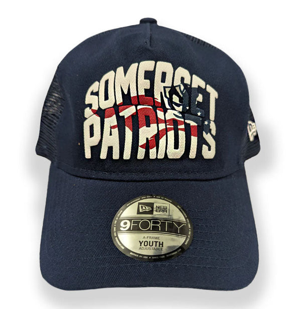 Somerset Patriots Youth New Era 9Forty Chalk Snap Back Cap