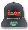 Somerset Patriots L2 Caddy Lightweight Performance Adjustable Navy Golf Snap Back Cap