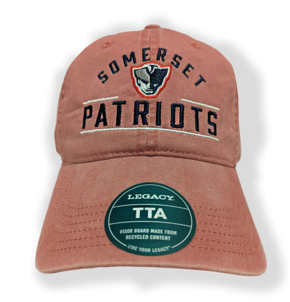 Somerset Patriots Ladies Terra Twill Unstructured Low Profile Fit with Slide Buckle Cap.