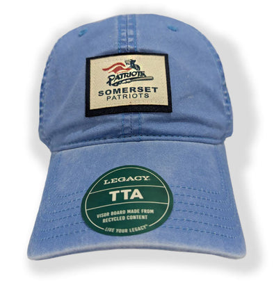 Somerset Patriots Ladies Terra Twill Unstructured Low Profile Fit with Slide Buckle Cap.