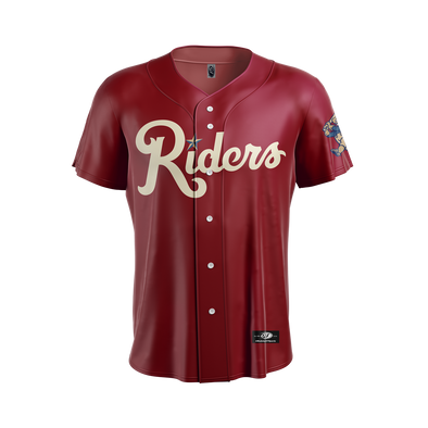 OT RoughRiders Youth Scorched Red Replica Jersey