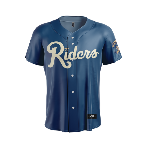 OT RoughRiders Adult Slate Blue Replica Jersey
