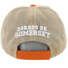 Somerset Patriots Adult Garment Washed Mesh Back Adjustable Zorros de Somerset Mascot Cap