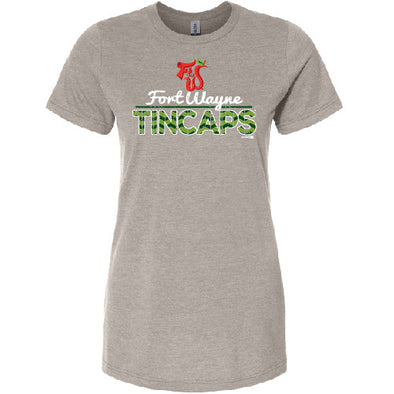 Fort Wayne TinCaps Ladies Modern Slate Grey Tee