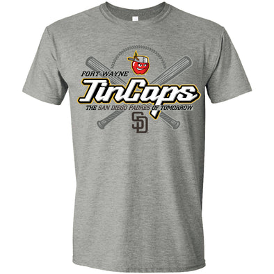 Fort Wayne TinCaps Repel Grey Affiliate Tee