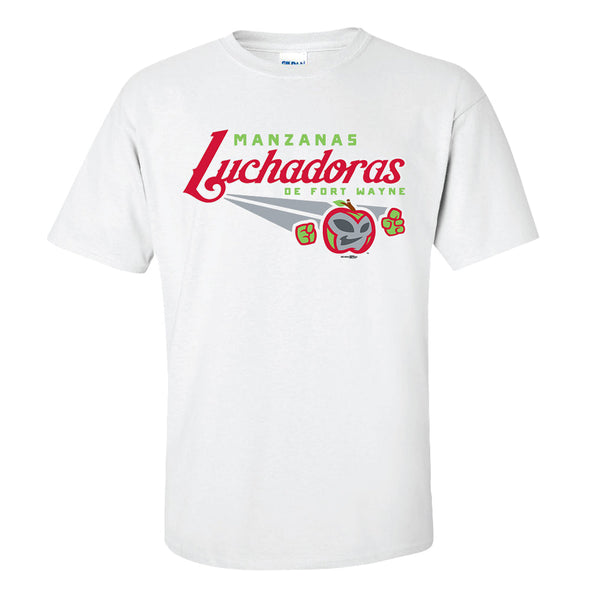 Manzanas Luchadoras White Tee