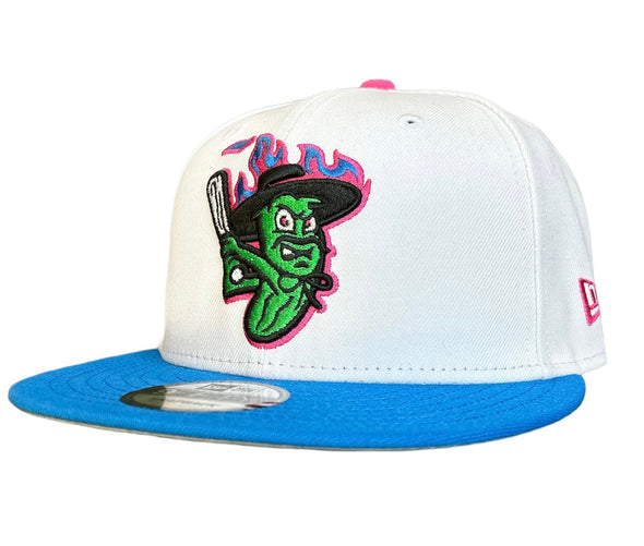 Los Pepinillos Picantes del Norte Blue & White Snapback