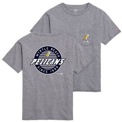 Myrtle Beach Pelicans League Fall Heather Alternate Pocket Tee