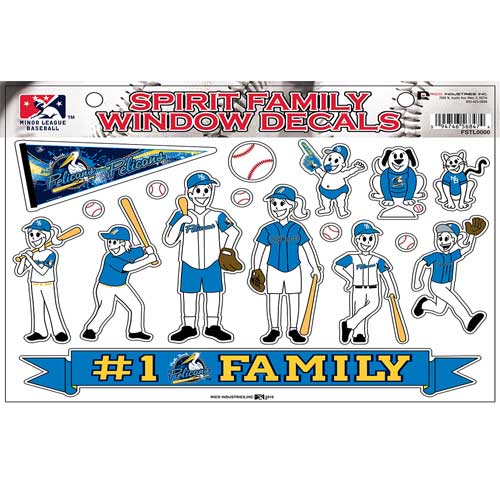 Myrtle Beach Pelicans Rico Industries Spirit Family Decals