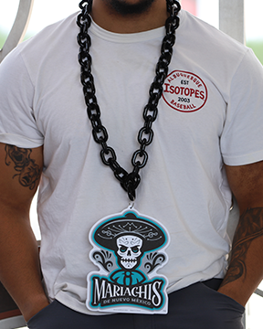 Albuquerque Isotopes Necklace-Mariachis Fan Chain