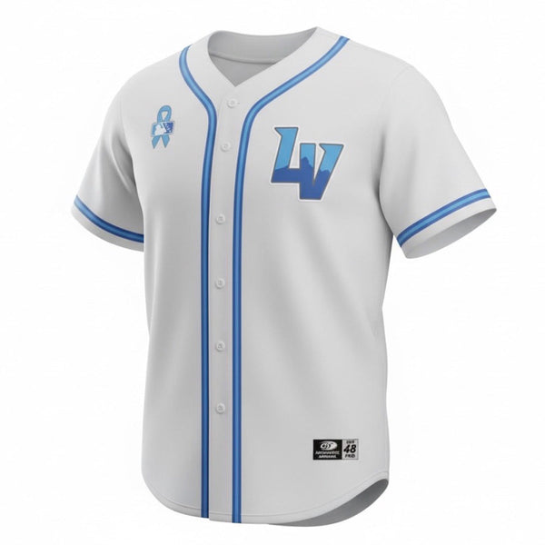 Men's OT Sports 2026 Father's Day LV White Replica Jersey – Minor