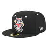 Erie SeaWolves NEC Fauxback Black On-Field 59FIFTY