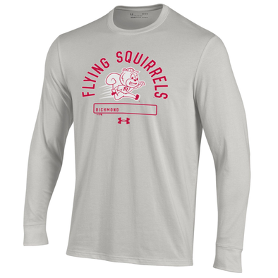 Richmond Flying Squirrels UA Fauxback Performance Cotton LS Tee