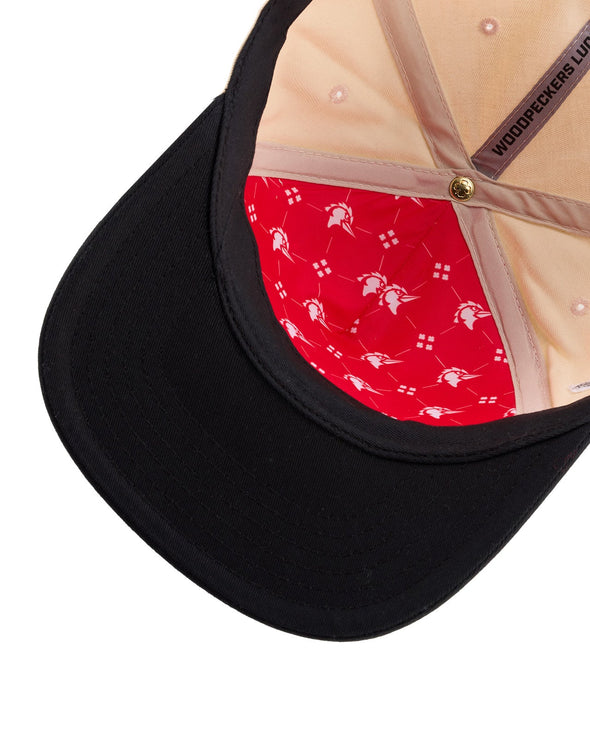 Fayetteville Woodpecker Black Clover Superstition Adjustable Cap