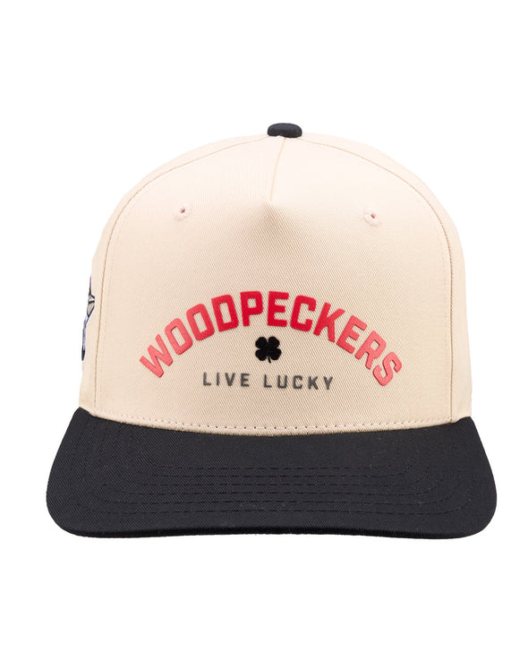 Fayetteville Woodpecker Black Clover Superstition Adjustable Cap