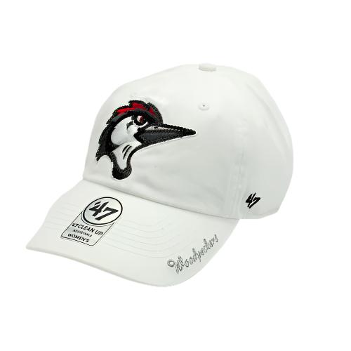 Fayetteville Woodpeckers '47 Brand Women's Home Cap Logo Sparkle Clean Up Cap