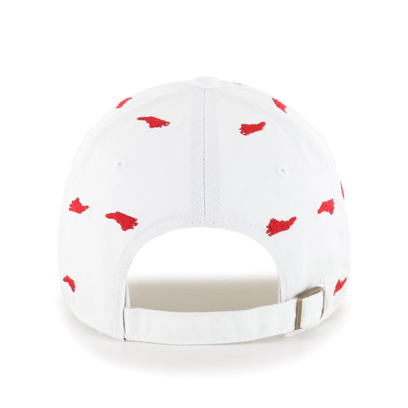 Fayetteville Woodpeckers '47 Brand Women's White Confetti Clean Up Cap