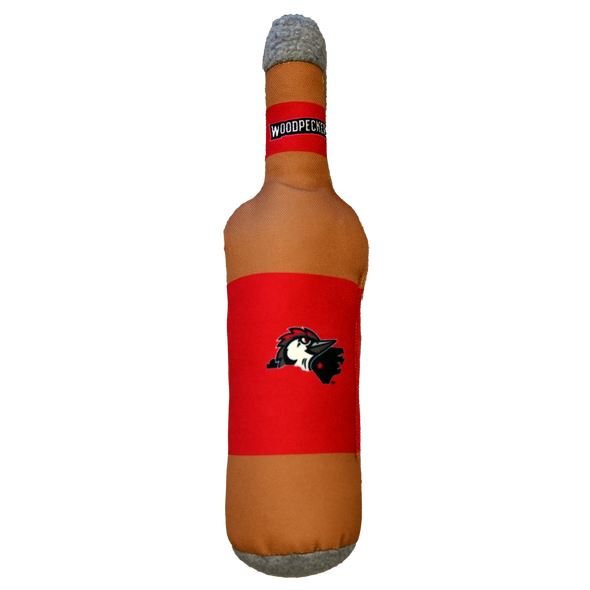 Fayetteville Woodpeckers All Star Dogs Beer Bottle Toy