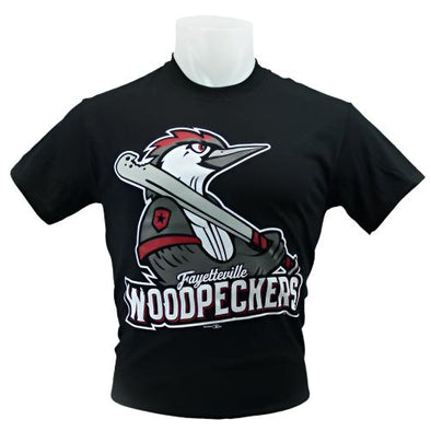 Fayetteville Woodpeckers Bimm Ridder Men's Primary Logo T-Shirt