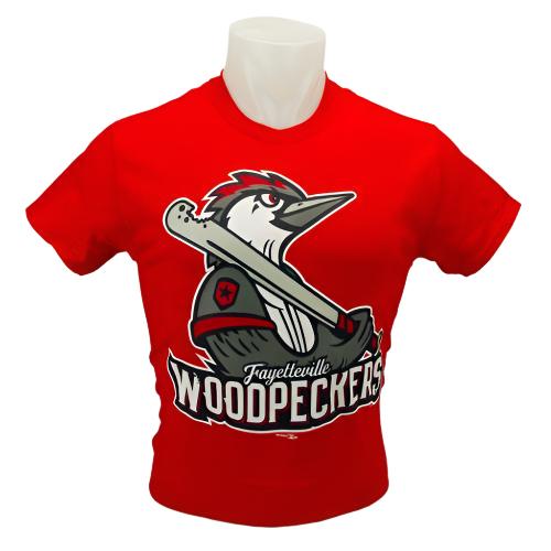 Fayetteville Woodpeckers Bimm Ridder Men's Primary Logo T-Shirt