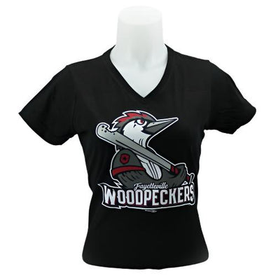 Fayetteville Woodpeckers Bimm Ridder Women's Primary Logo T-Shirt