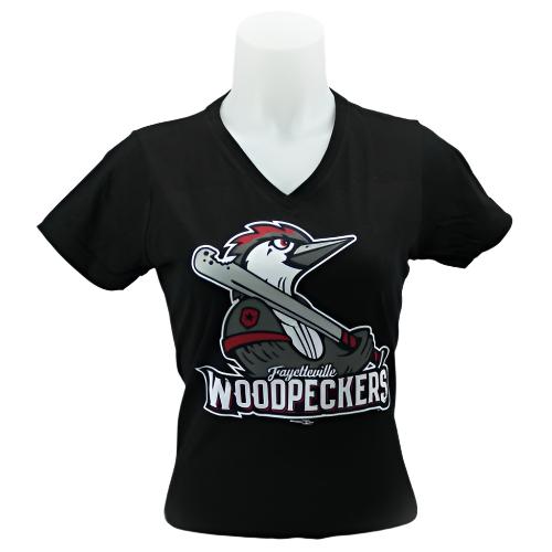 Fayetteville Woodpeckers Bimm Ridder Women's Primary Logo T-Shirt