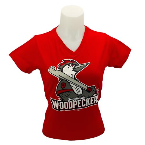 Fayetteville Woodpeckers Bimm Ridder Women's Primary Logo T-Shirt
