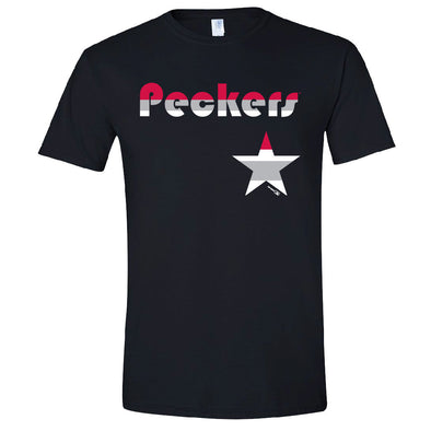 Fayetteville Woodpeckers Bimm Ridder Youth 70's Peckers T-Shirt
