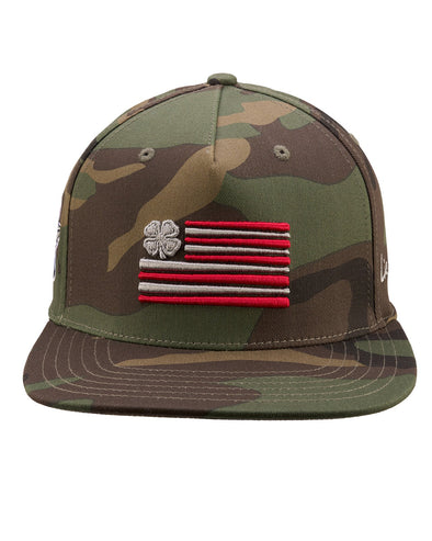 Fayetteville Woodpeckers Black Clover Perfect Game Adjustable Cap