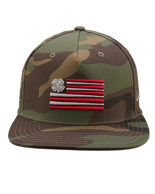 Fayetteville Woodpeckers Black Clover Perfect Game Adjustable Cap
