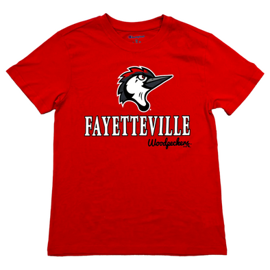 Fayetteville Woodpeckers Champion Women's Sugar Glitter T-Shirt