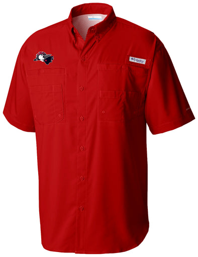 Fayetteville Woodpeckers Columbia Home State Logo PFG Fishing T-Shirt